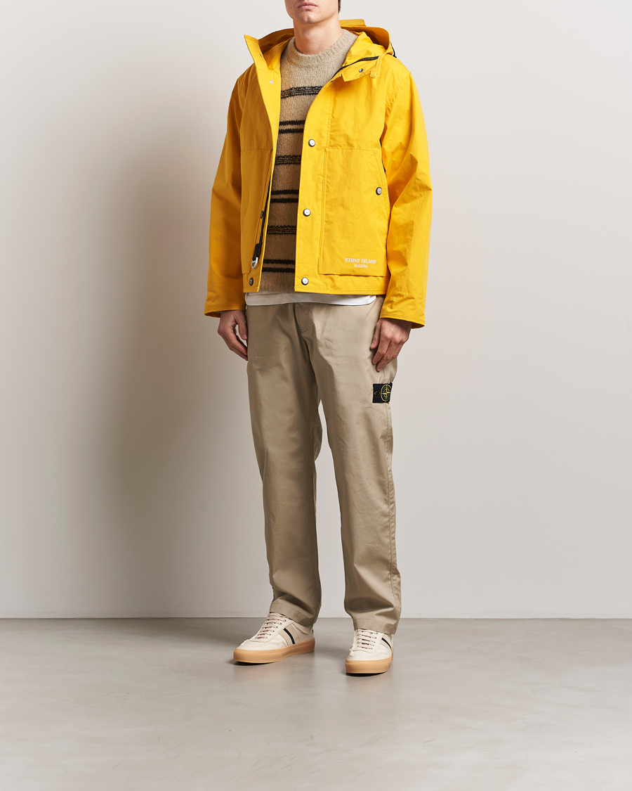 Herren | Jacken | Stone Island | Marina Aluminum Tela Jacket Ochre