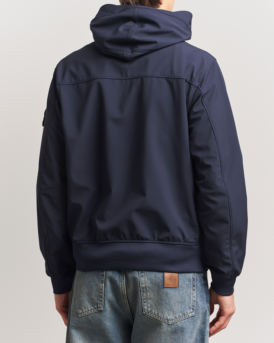 Herren | Jacken | Stone Island | Soft Shell Hooded Jacket Navy Blue