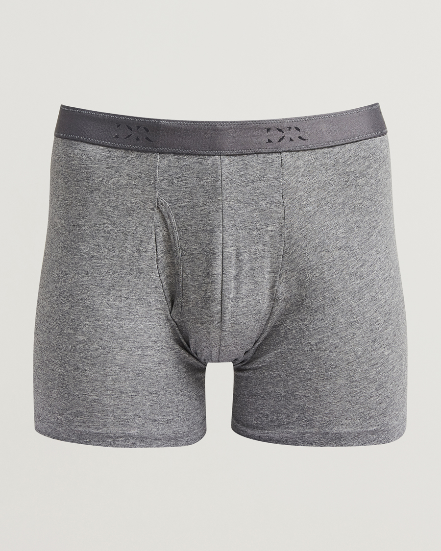 Herren | Unterwäsche | Derek Rose | Pima Cotton Stretch Trunk Charcoal