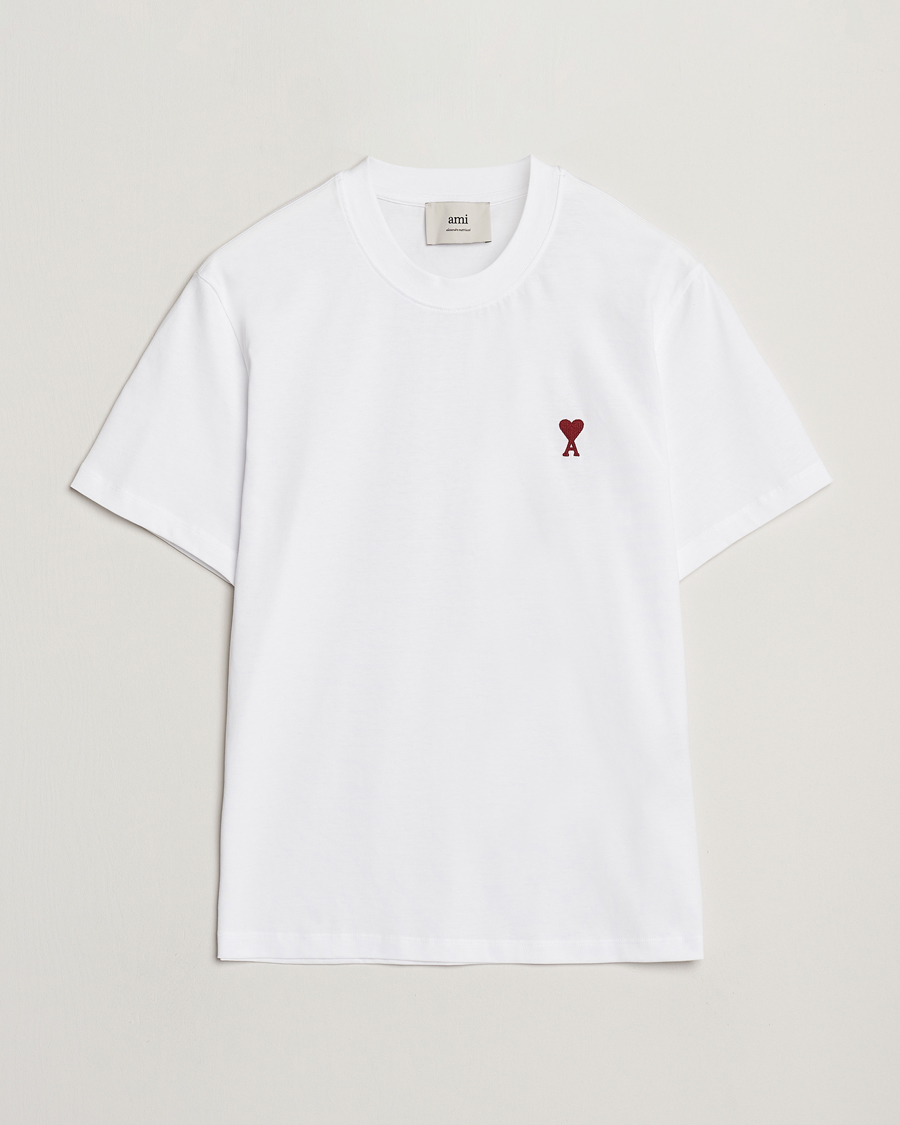 Herren | T-Shirts | AMI | Heart Logo T-Shirt White