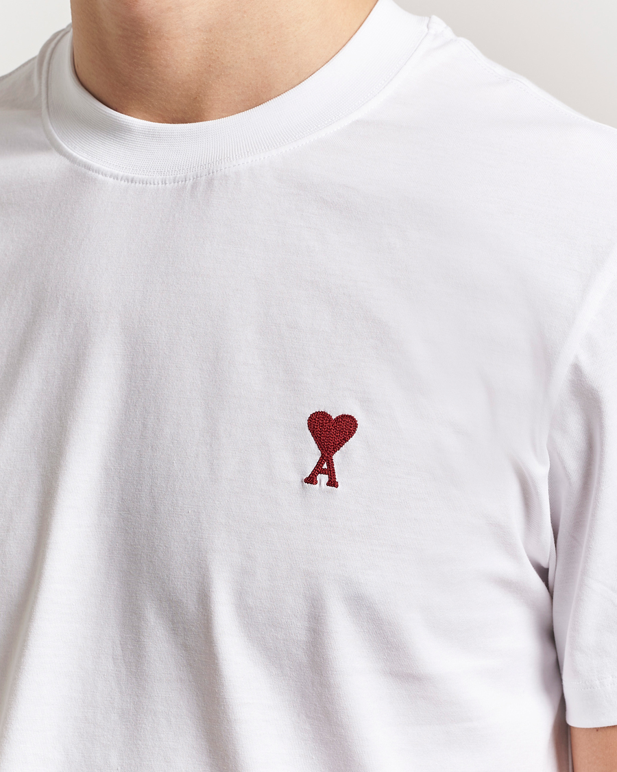 Herren | T-Shirts | AMI | Heart Logo T-Shirt White