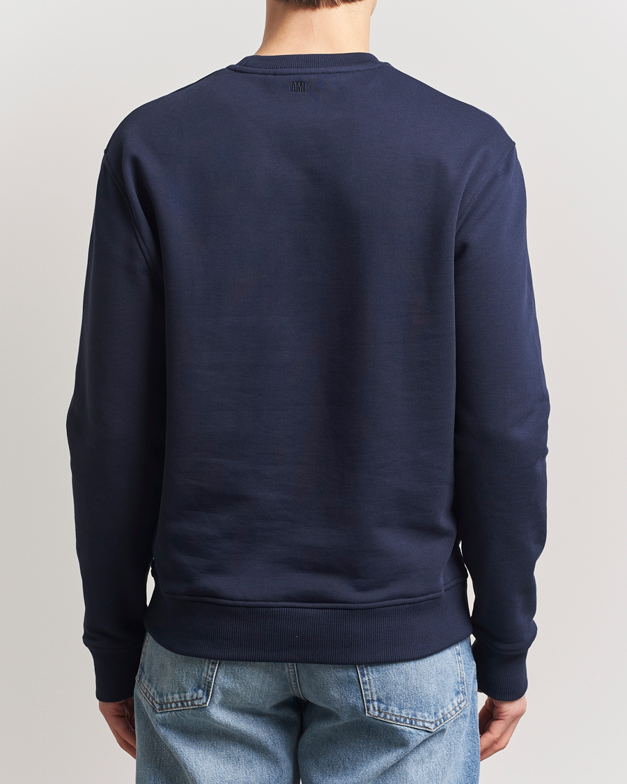 Herren | Pullover | AMI | Heart Logo Sweatshirt Night Blue