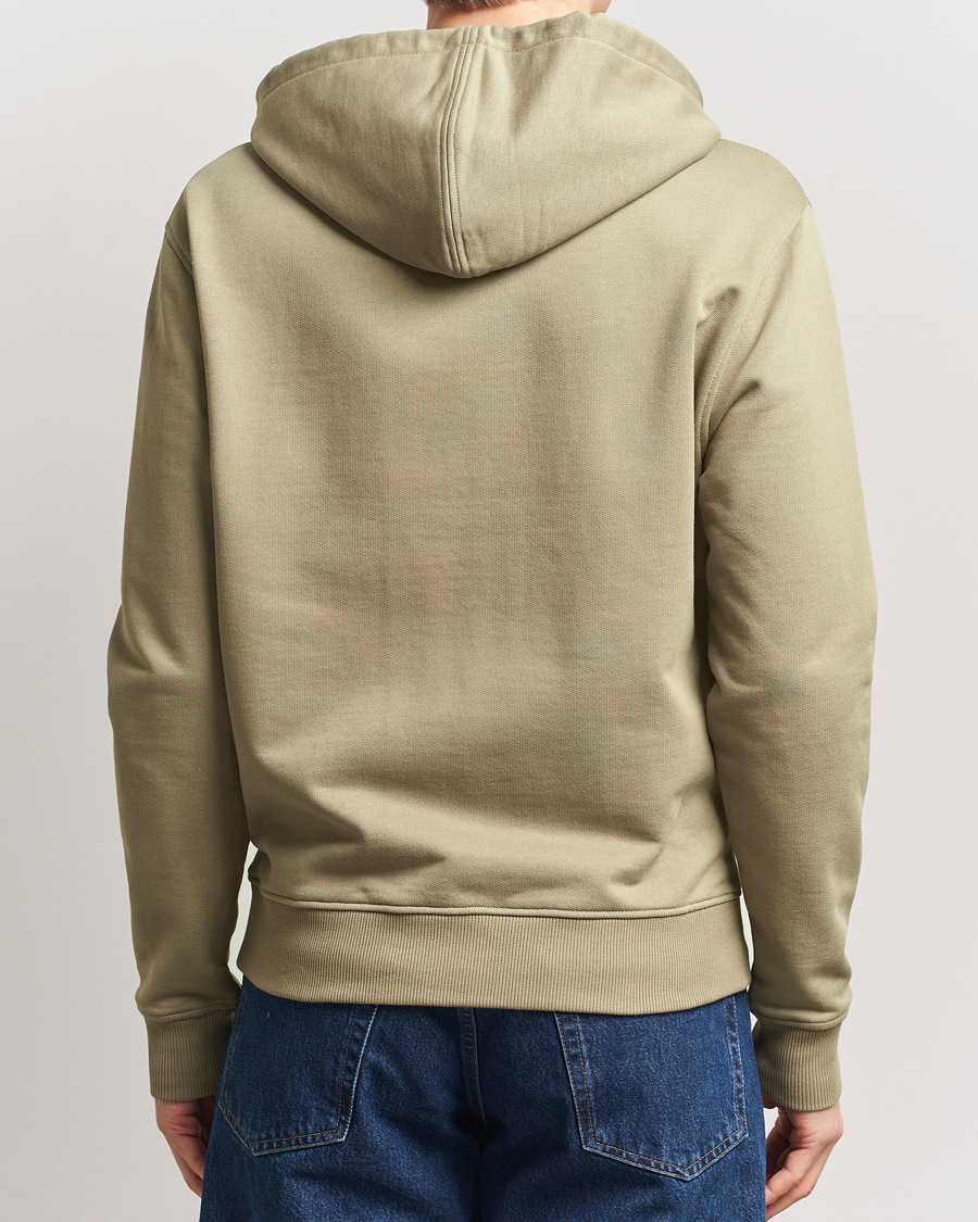 Herren | Pullover | AMI | Off White Heart Logo Full Zip Hoodie Beige