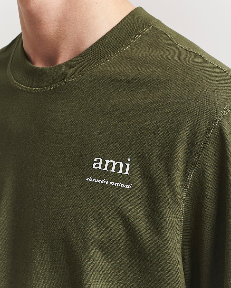 Herren | T-Shirts | AMI | Logo T-Shirt Loden