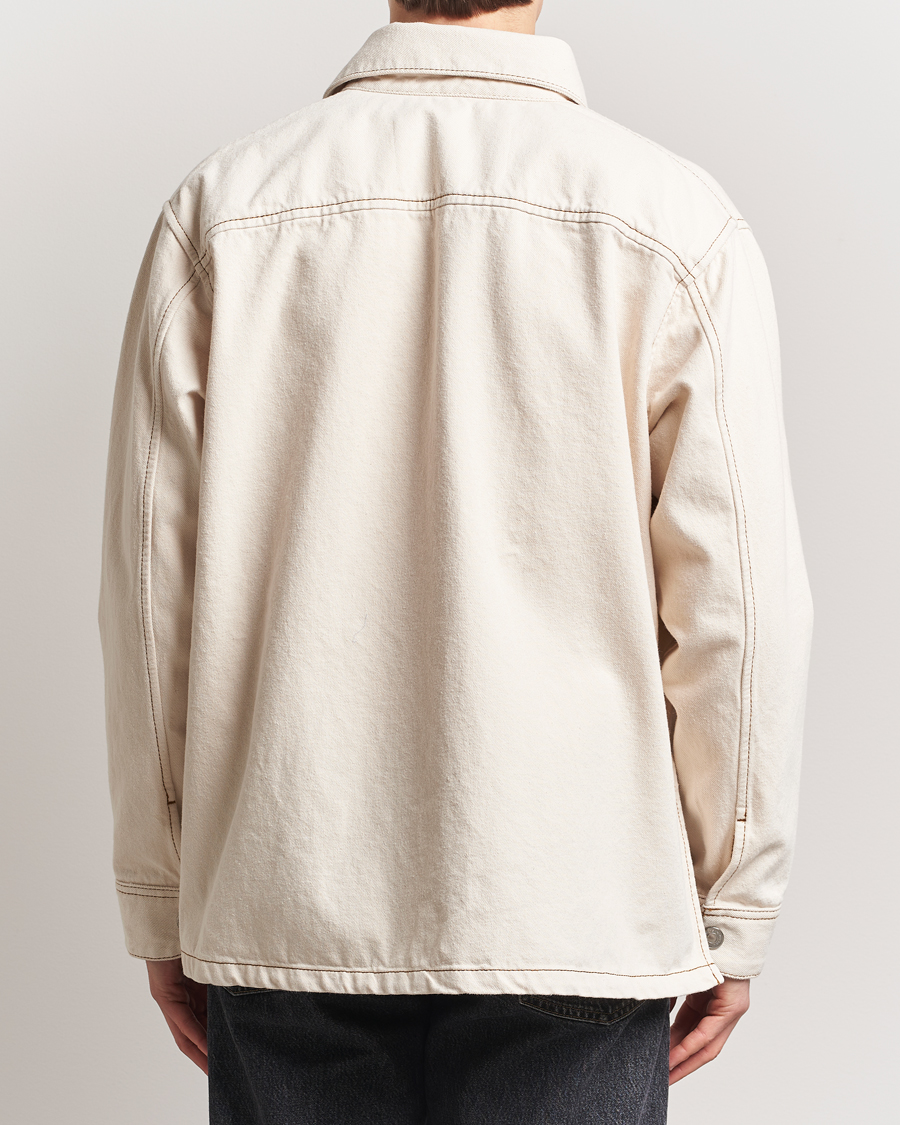 Herren | Jacken | AMI | Patch Embroidered Overshirt White Cream