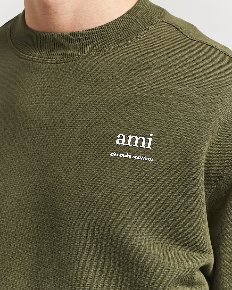 Herren | Pullover | AMI | Logo Sweatshirt Loden