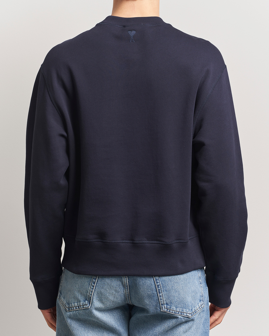 Herren | Pullover | AMI | Logo Sweatshirt Navy Blue