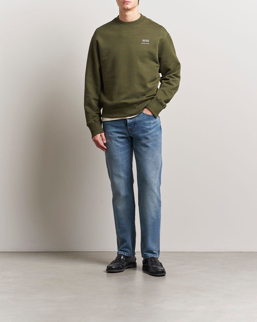 Herren | Jeans | AMI | Classic Fit Jeans Used Blue