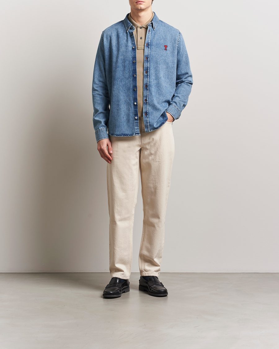 Herren | Hemden | AMI | ADC Jeans Shirt Used Blue