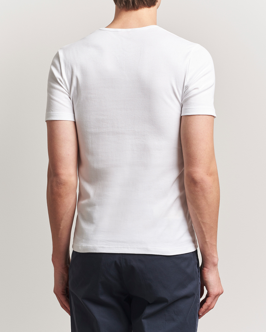 Herren | T-Shirts | Armor-lux | 2-Pack Crew Neck T-Shirt White/White