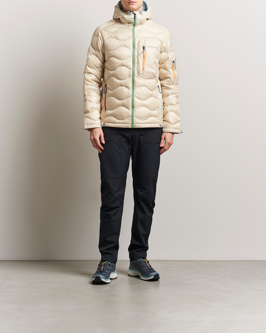Herren | Jacken | Peak Performance | Helium Utility Down Hooded Jacket Sand Fog