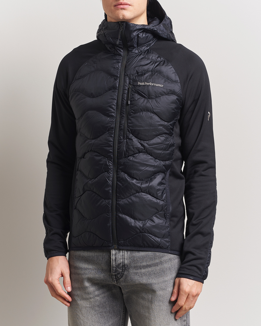 Herren | Jacken | Peak Performance | Helium Down Hooded Hybrid Jacket Black