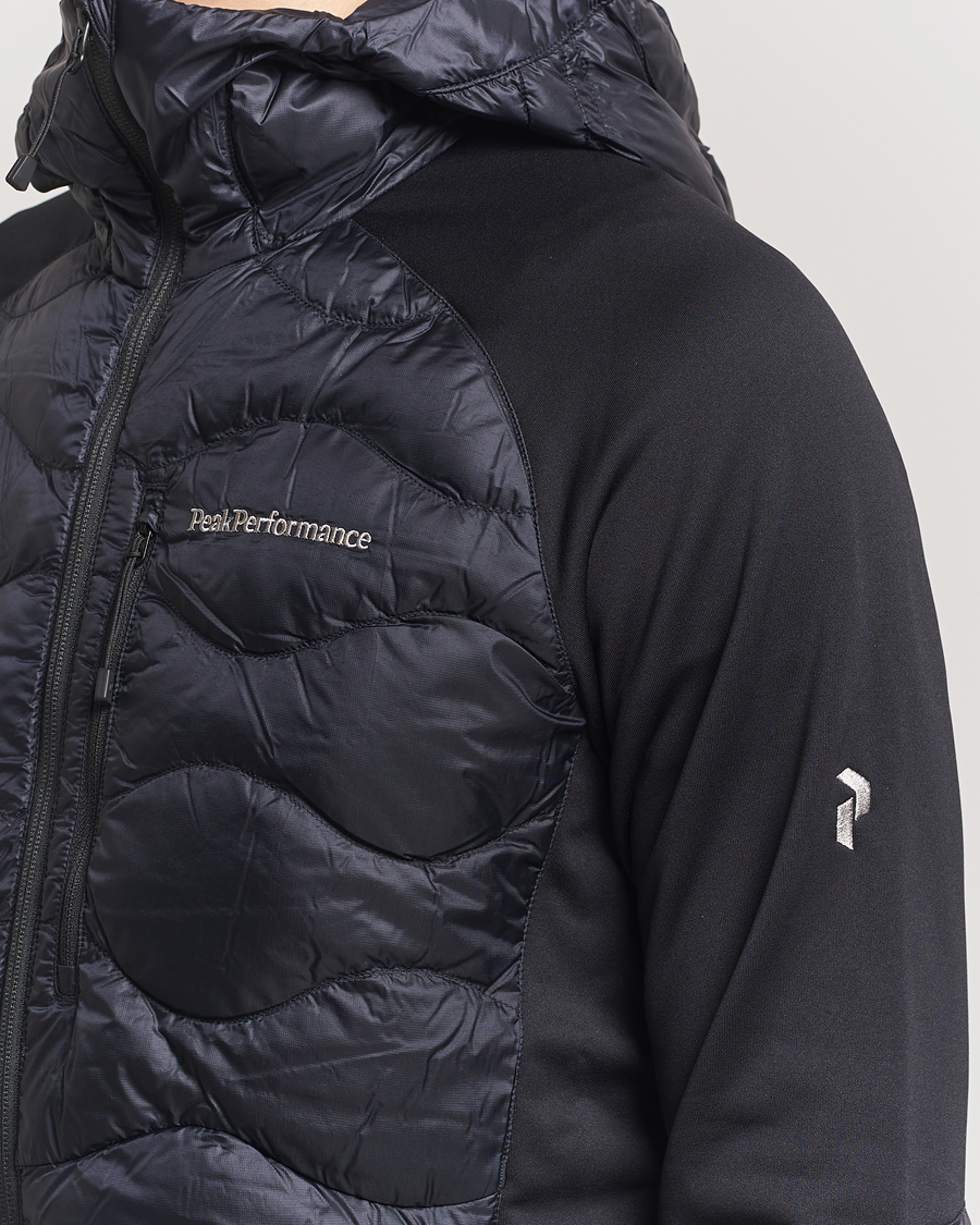 Herren | Jacken | Peak Performance | Helium Down Hooded Hybrid Jacket Black