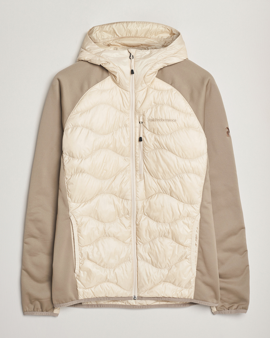 Herren | Jacken | Peak Performance | Helium Down Hooded Hybrid Jacket Sand Fog