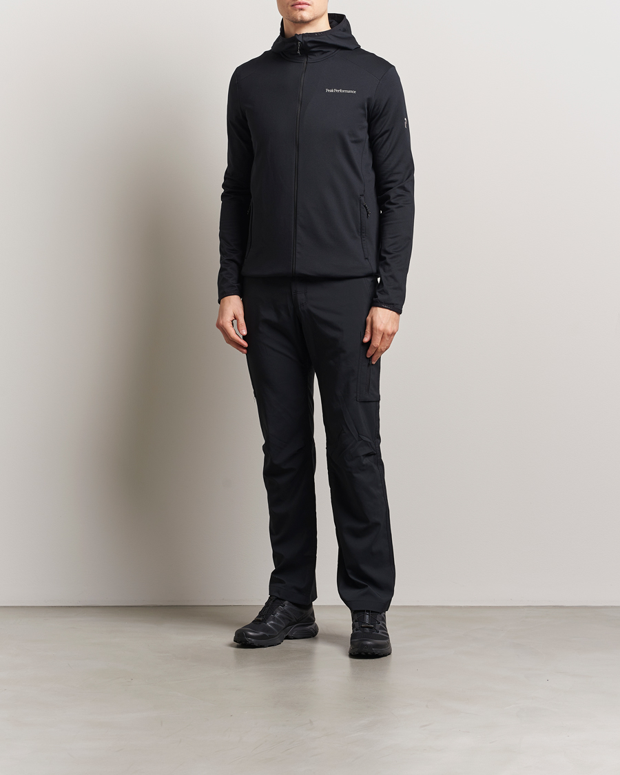 Herren | Pullover | Peak Performance | Light Hooded Full Zip Black