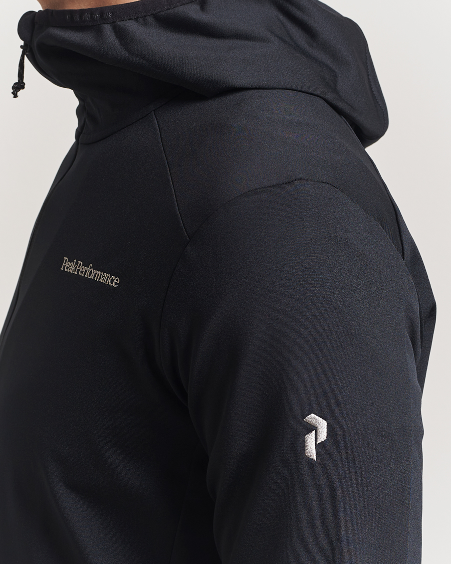 Herren | Pullover | Peak Performance | Light Hooded Full Zip Black
