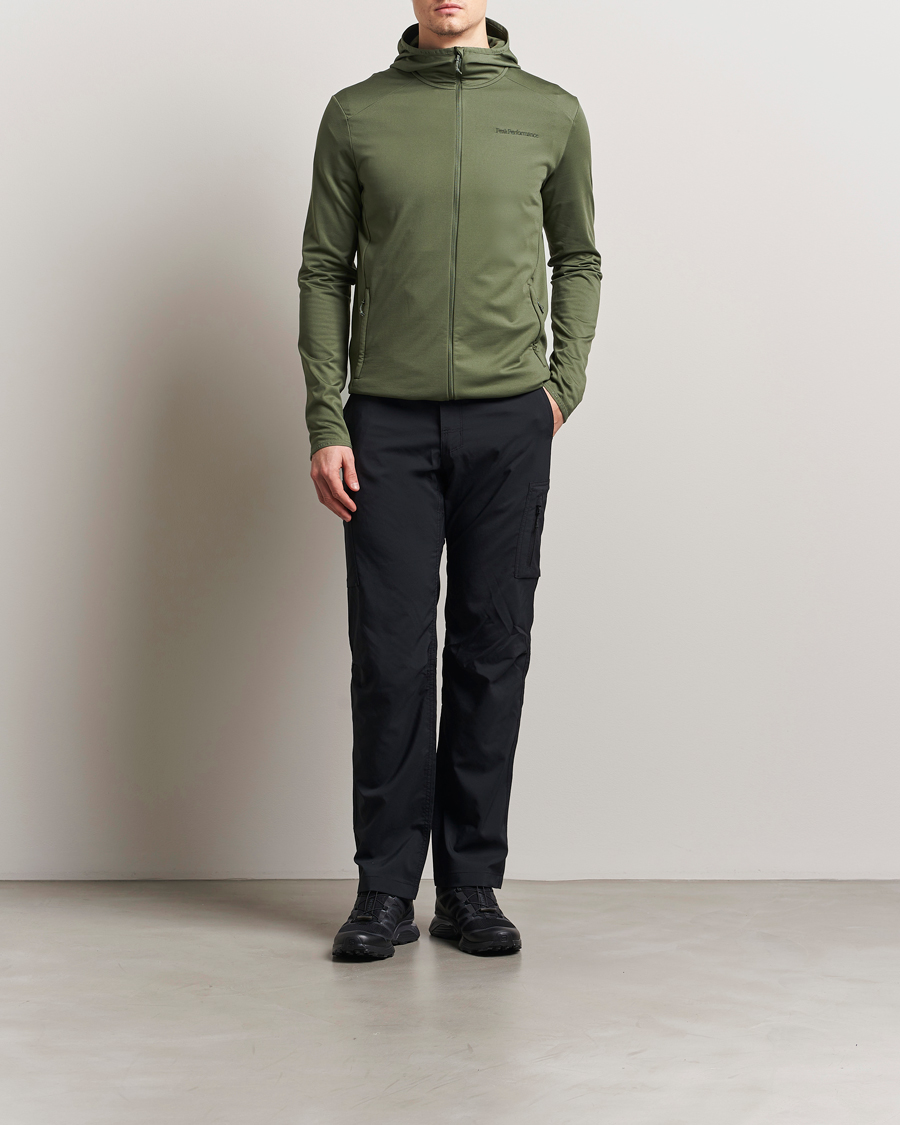 Herren | Pullover | Peak Performance | Light Hooded Full Zip Pine Needle