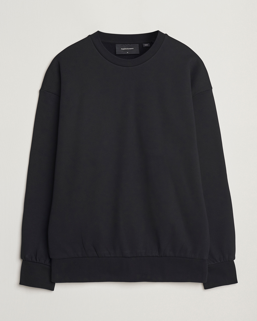 Herren | Pullover | Peak Performance | Original Stomp Crew Neck Sweatshirt Black
