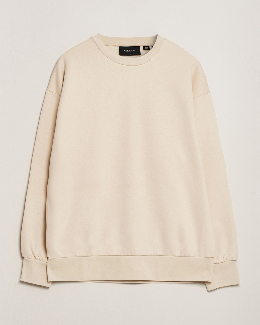 Herren | Pullover | Peak Performance | Original Stomp Crew Neck Sweatshirt Sand Fog