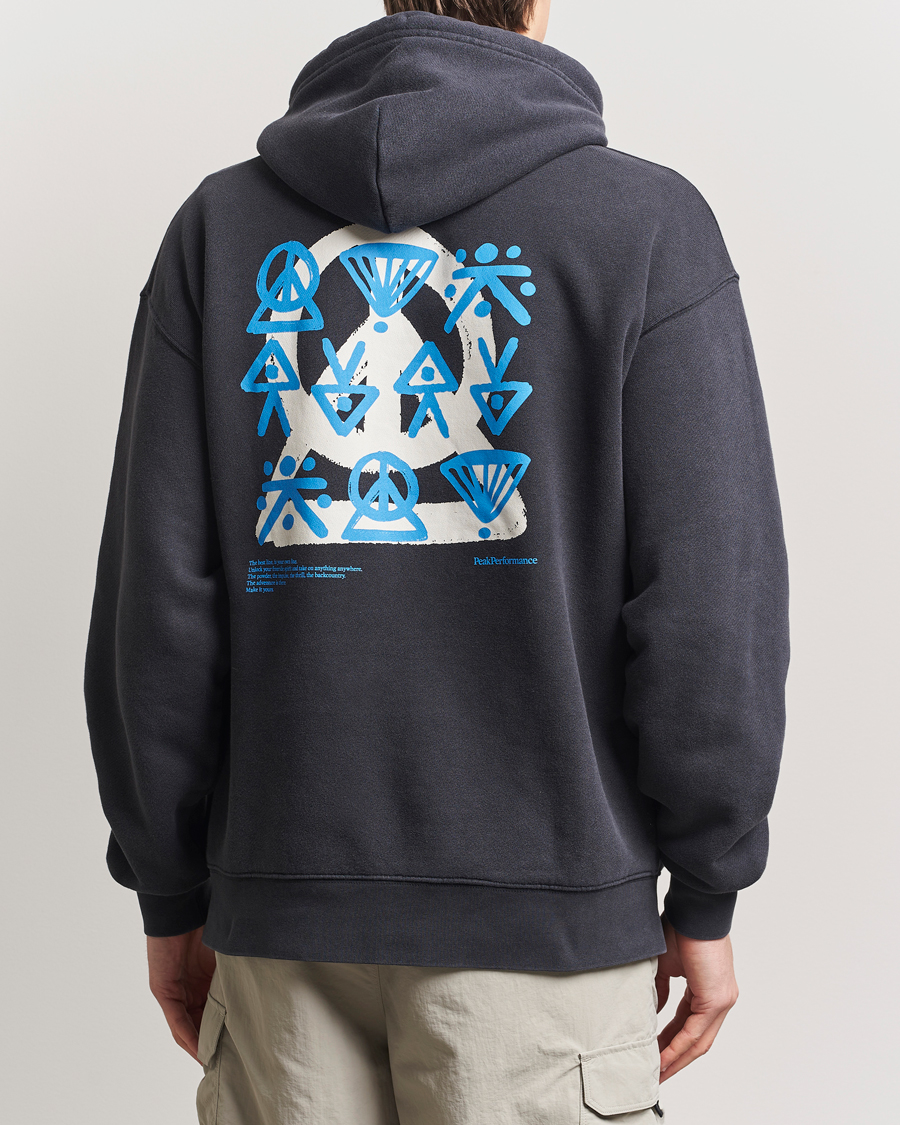 Herren | Pullover | Peak Performance | Graphic Hoodie Black