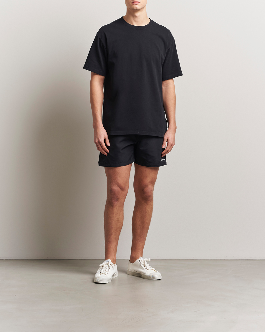 Herren | T-Shirts | Peak Performance | Heavy Cotton Crew Neck T-Shirt Black