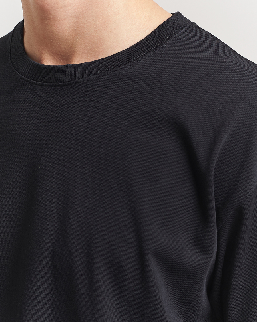 Herren | T-Shirts | Peak Performance | Heavy Cotton Crew Neck T-Shirt Black