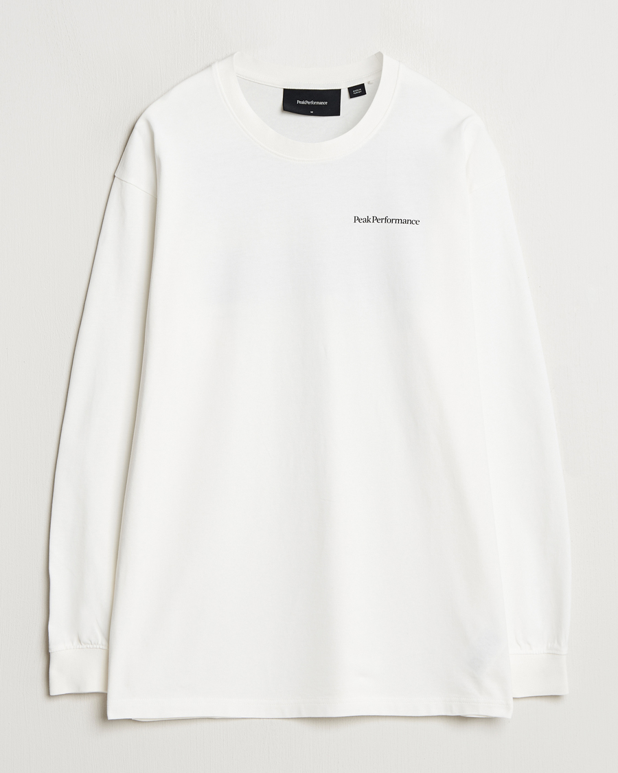 Herren | T-Shirts | Peak Performance | Graphic Long Sleeve T-Shirt Off White