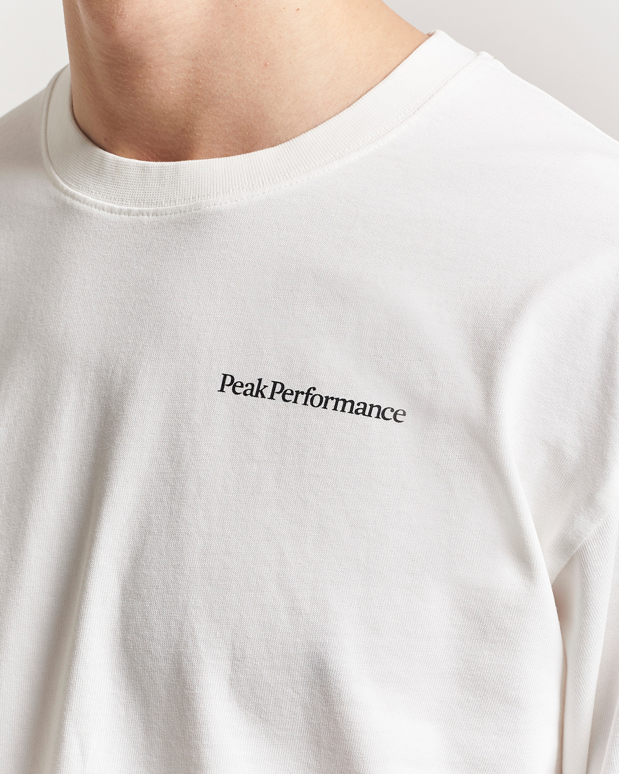 Herren | T-Shirts | Peak Performance | Graphic Long Sleeve T-Shirt Off White