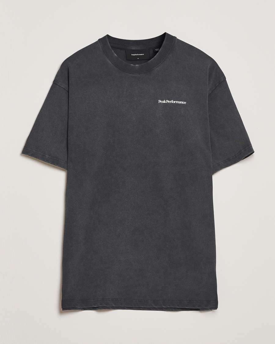 Herren | T-Shirts | Peak Performance | Graphic Crew Neck T-Shirt Black