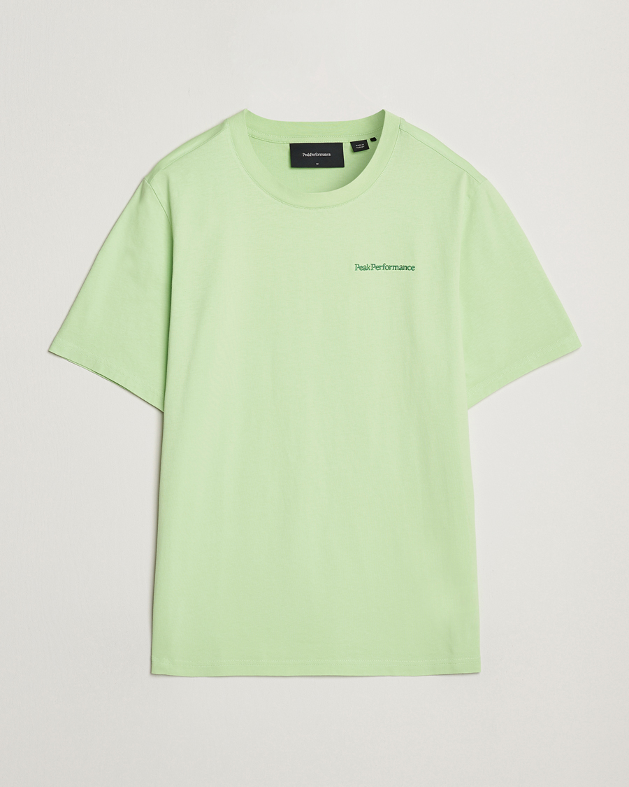 Herren | T-Shirts | Peak Performance | Original Crew Neck T-Shirt Vivid Green