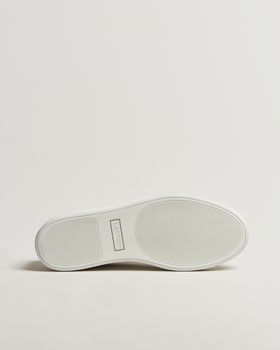 Herren | Lanvin Patent Cap Toe Sneaker Ecru | Lanvin | Patent Cap Toe Sneaker Ecru