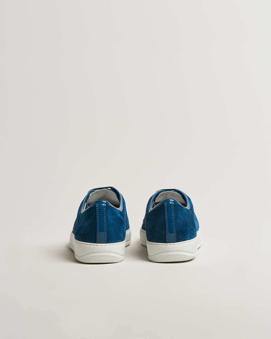 Herren | Lanvin Patent Cap Toe Sneaker Petrol Blue | Lanvin | Patent Cap Toe Sneaker Petrol Blue
