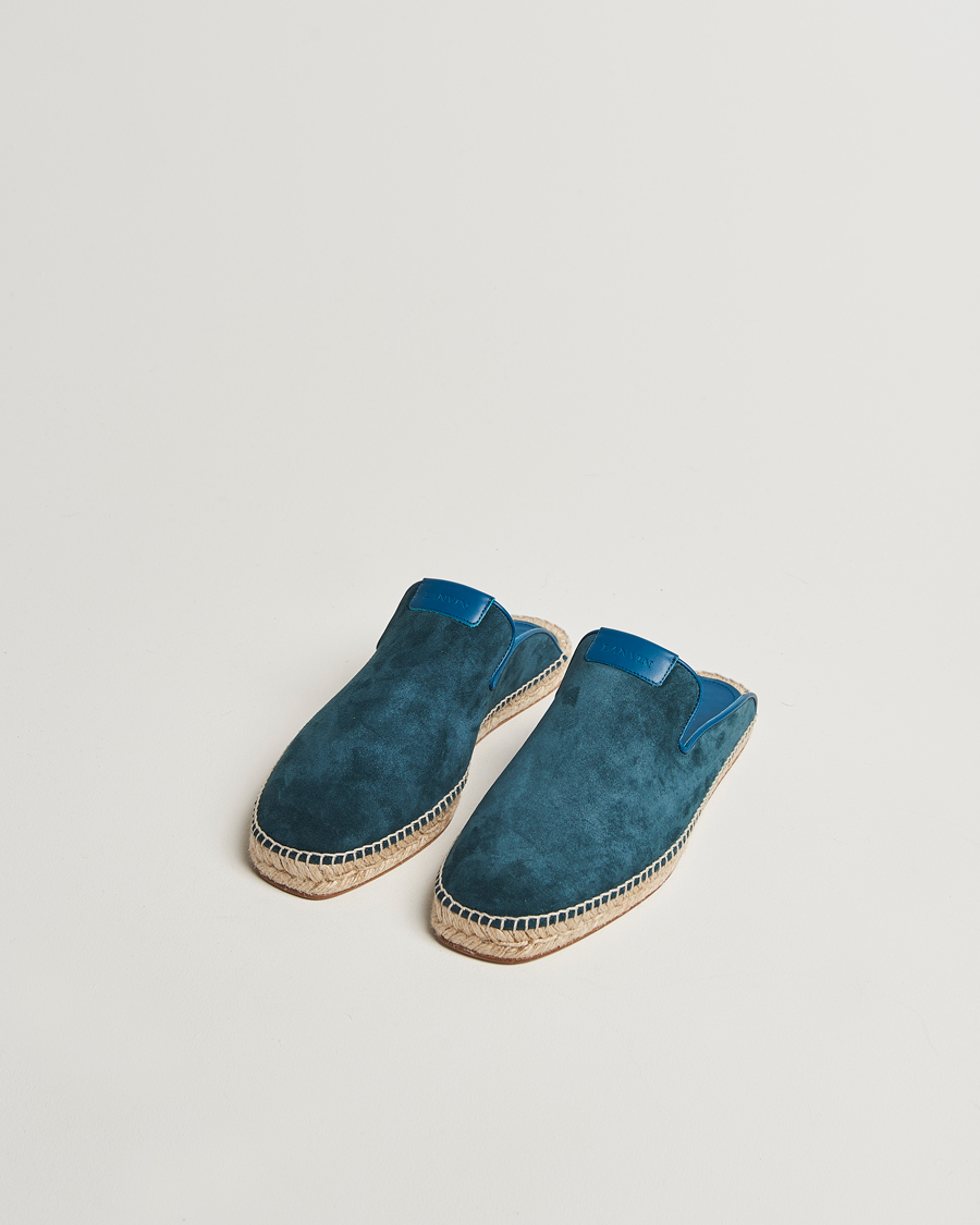 Herren | Lanvin Espadrilles Petrol Blue | Lanvin | Espadrilles Petrol Blue