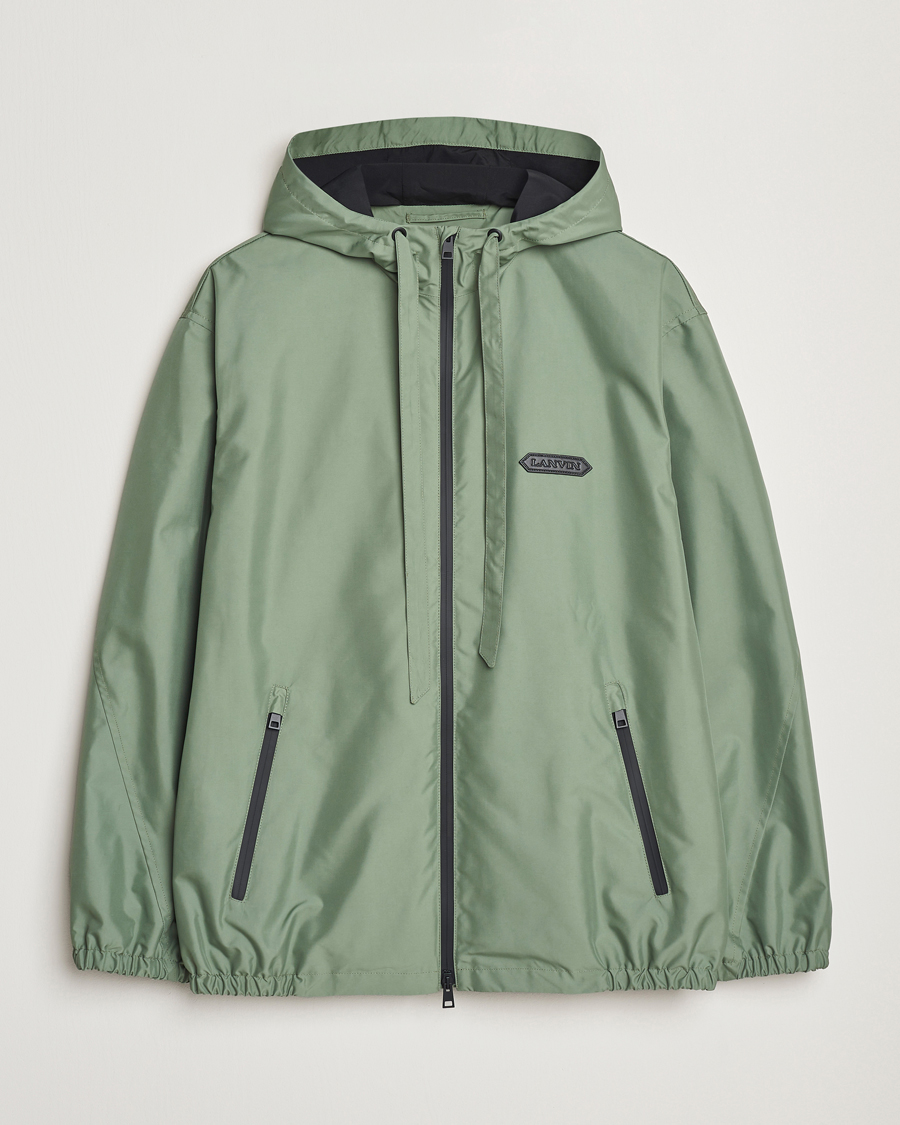 Herren | Jacken | Lanvin | Hooded Windbreaker Sage Green