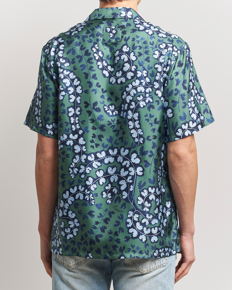 Herren | Hemden | Lanvin | Rateau Print Bowling Shirt Sage Green