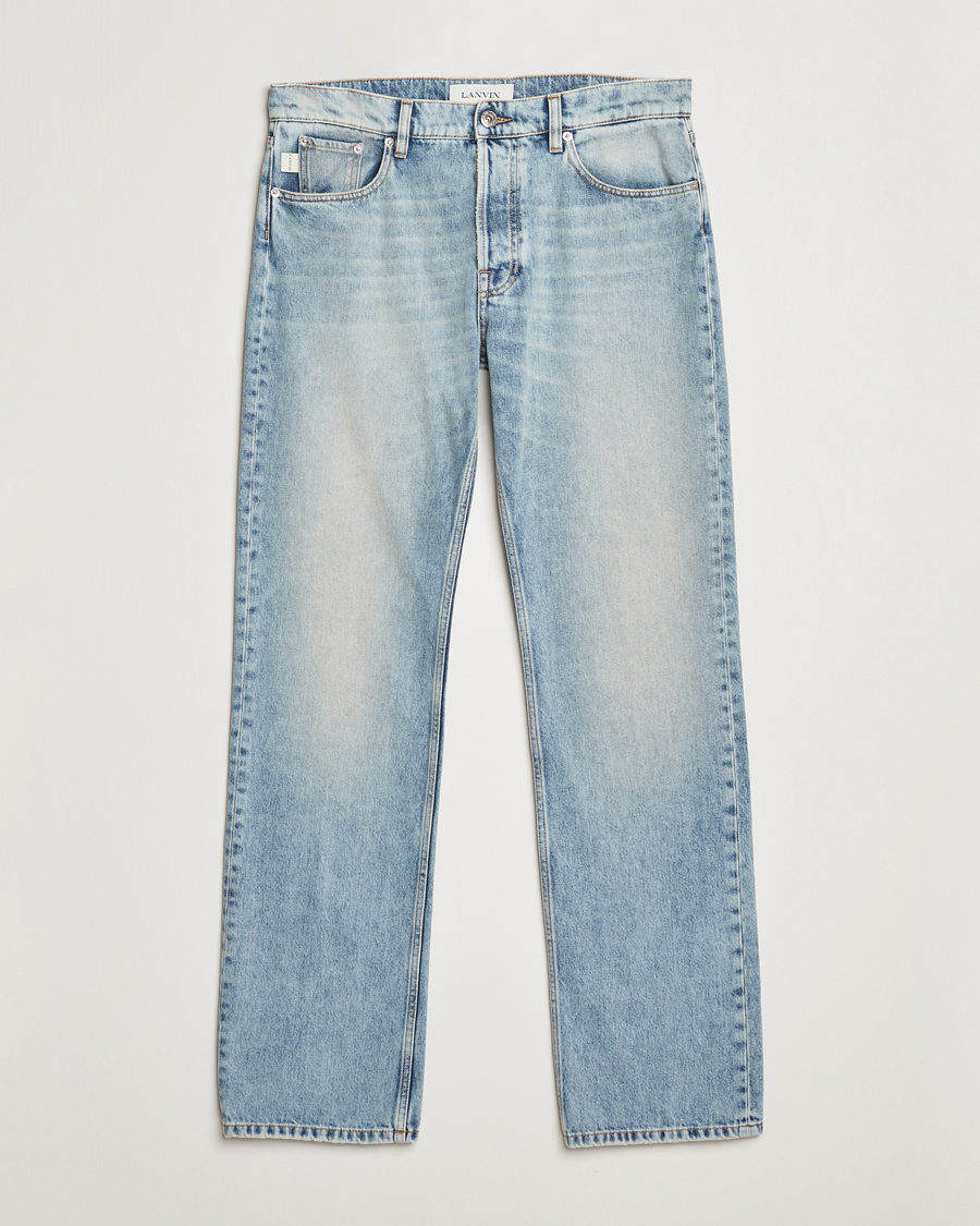 Herren | Jeans | Lanvin | Straight Leg Jeans Light Blue Wash