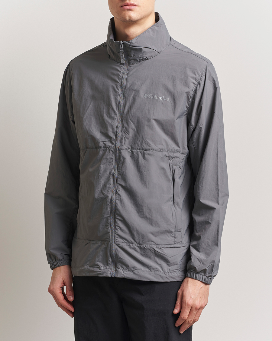 Herren | Jacken | Columbia | Loop Basin Windbreaker City Grey
