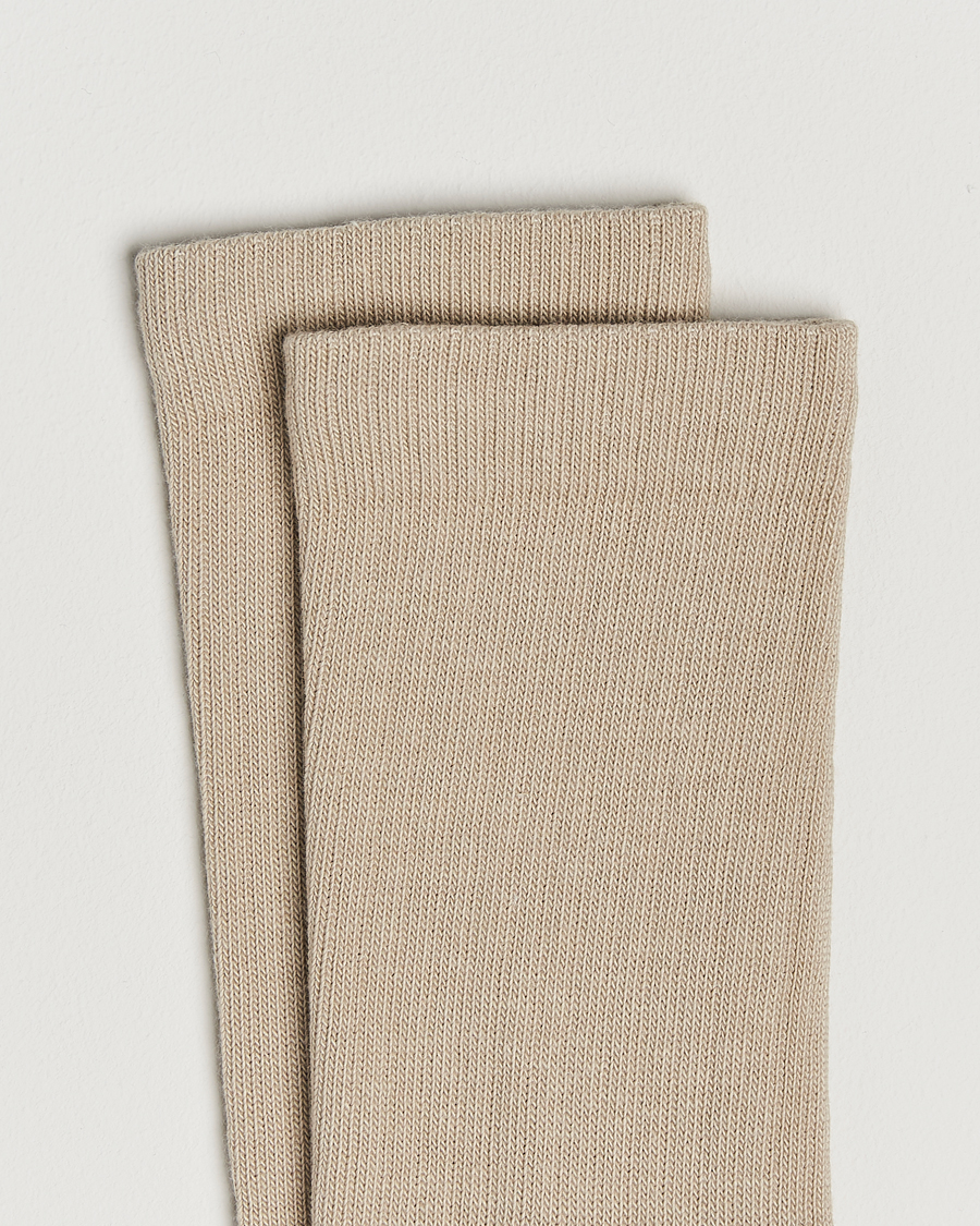 Herren | Unterwäsche | Sweyd | Two Tone Cotton Socks Sand/Off White
