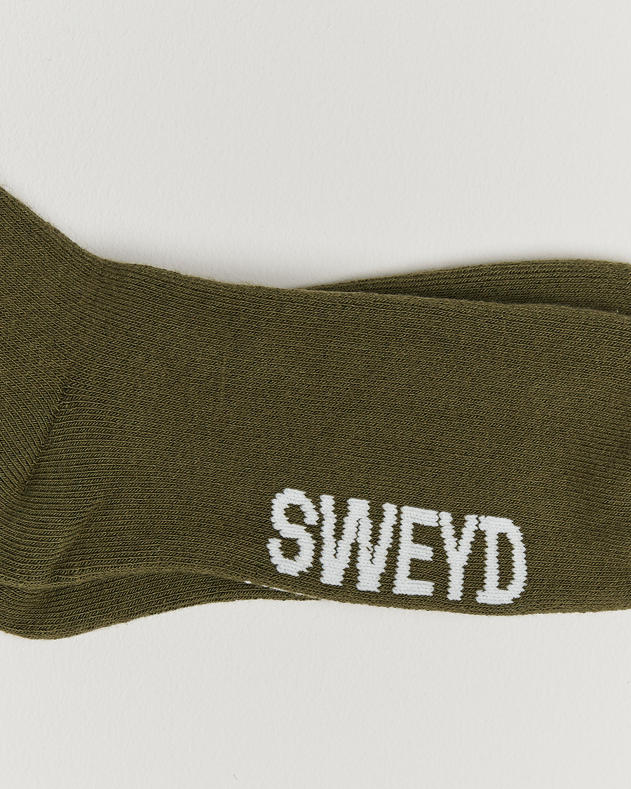 Herren | Unterwäsche | Sweyd | Cotton Cabin Socks Army Green
