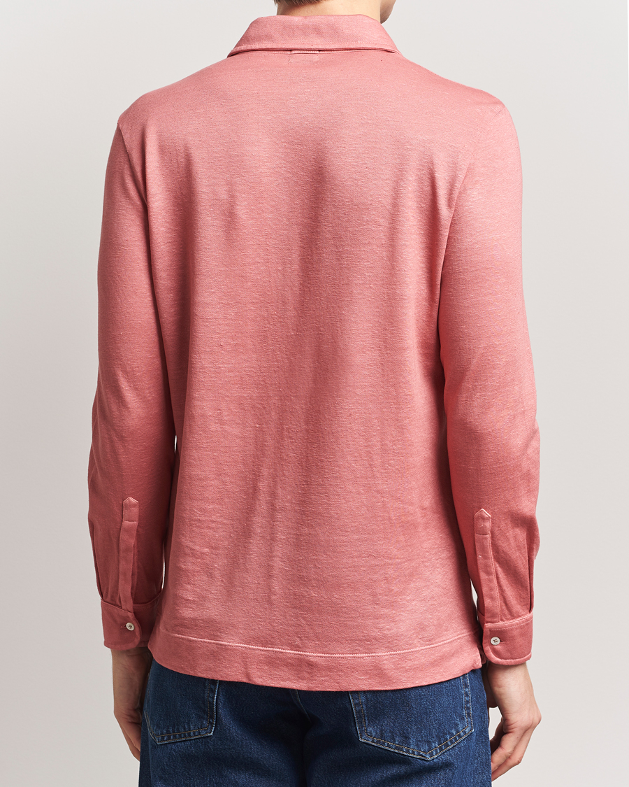 Herren | Pullover | Massimo Alba | Raya Long Sleeve Polo Coral