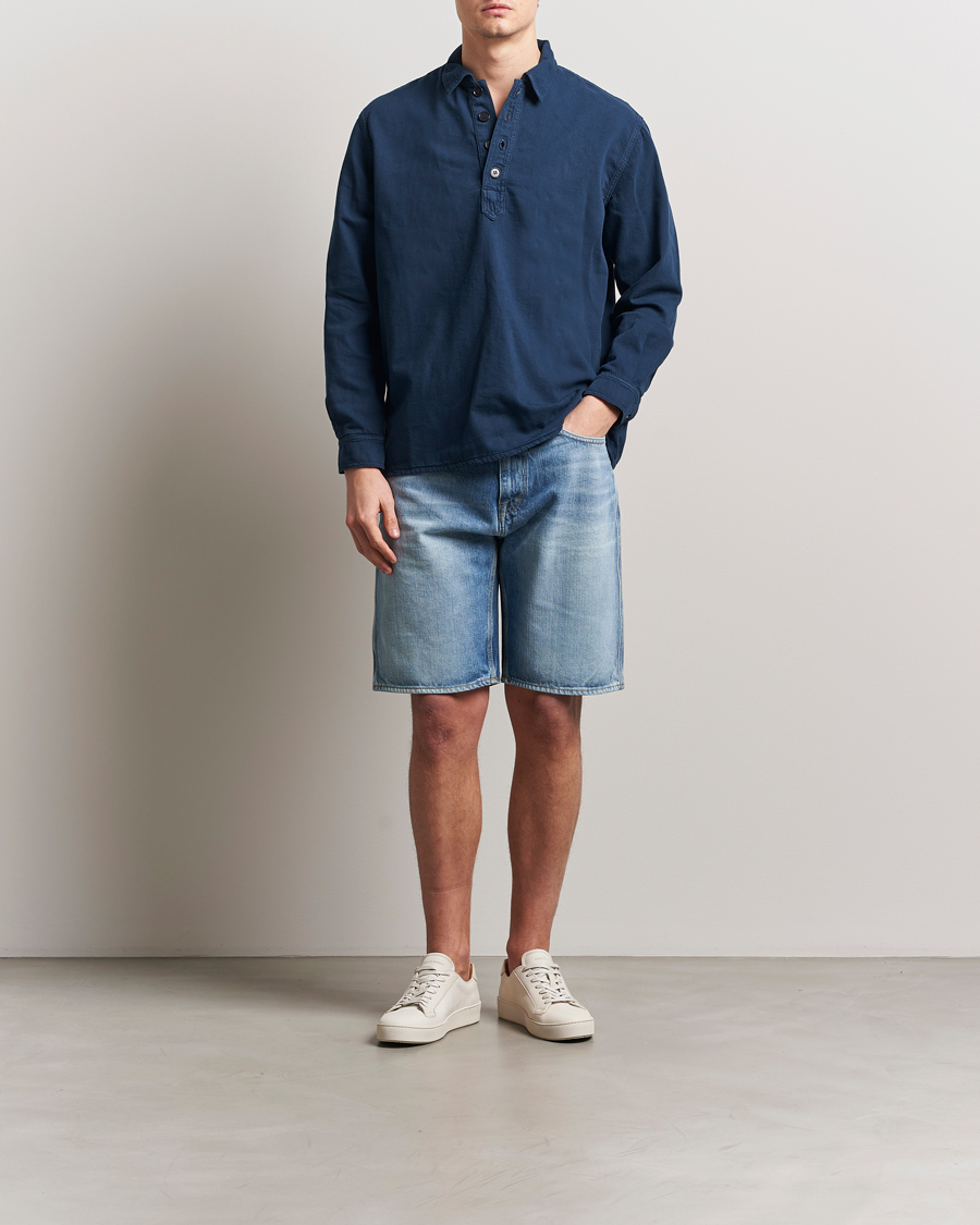 Herren | Shorts | Tiger of Sweden | Kylian Denim Shorts Medium Blue