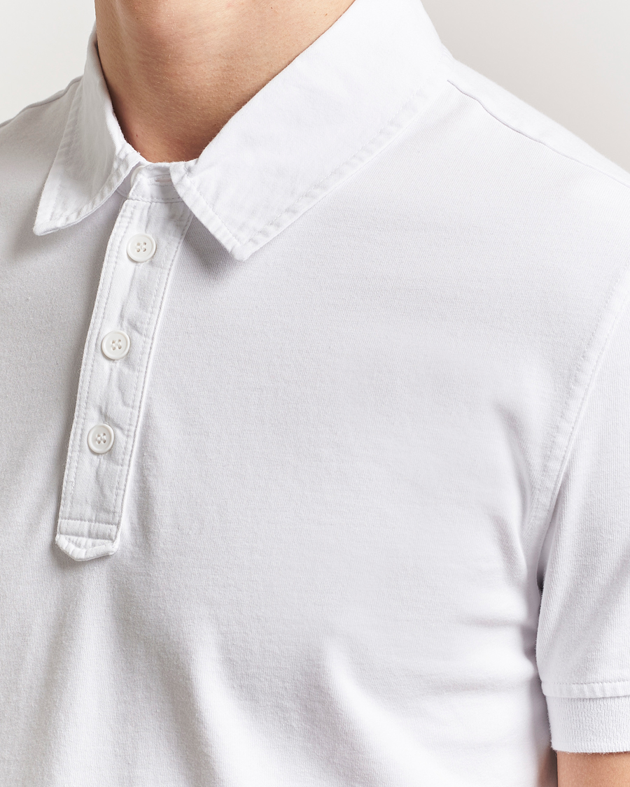 Herren | Poloshirts | Tiger of Sweden | Ronen Cotton Polo Pure White