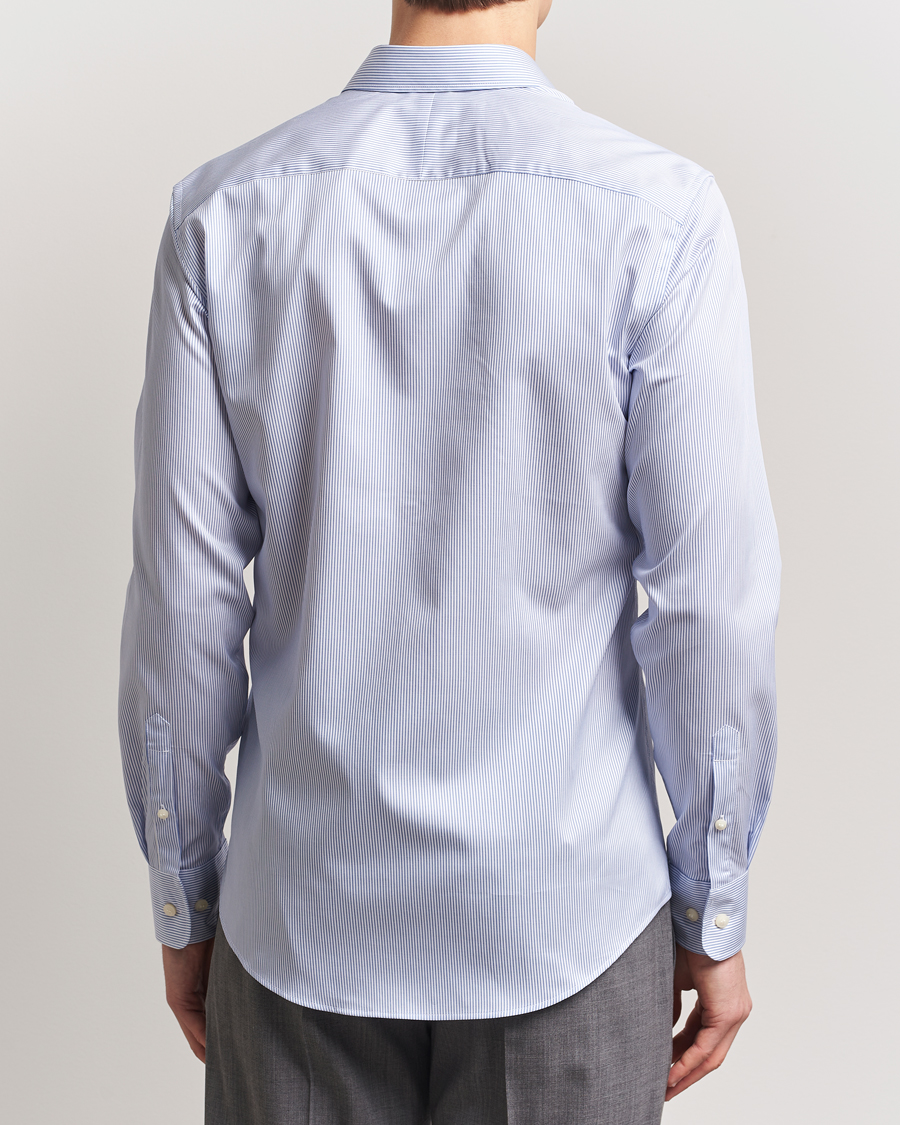 Herren | Hemden | Tiger of Sweden | Adley Cotton Striped Shirt Blue