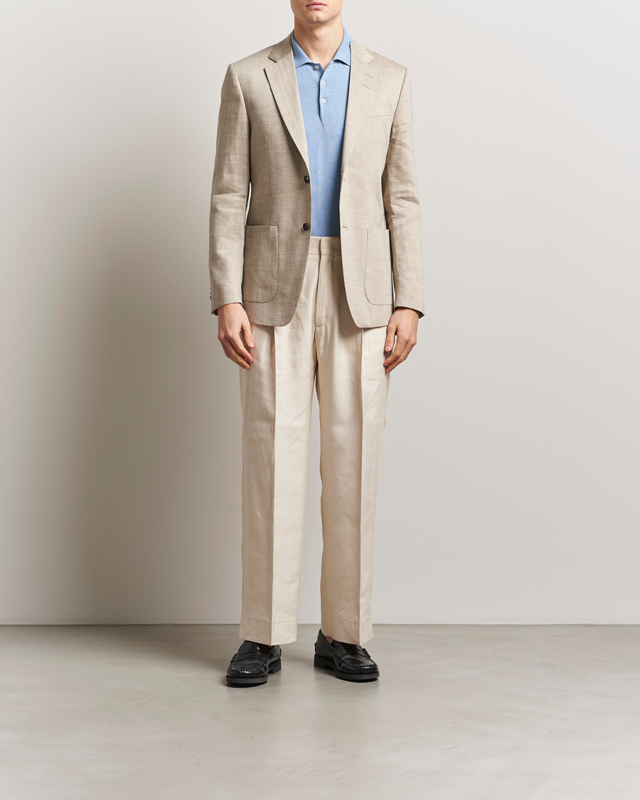 Herren | Sakkos | Tiger of Sweden | Justin Linen/Wool Blazer Soft Latte
