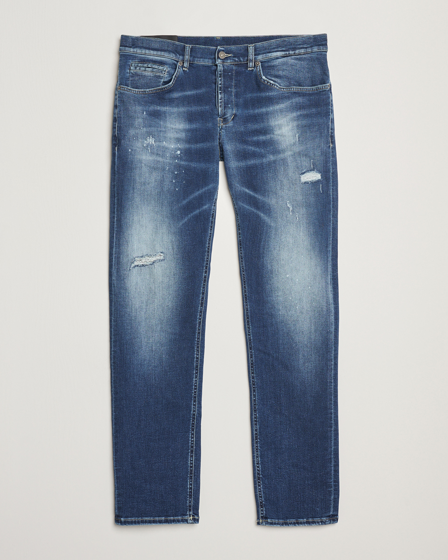 Herren | Jeans | Dondup | George Distressed Jeans Dark Blue