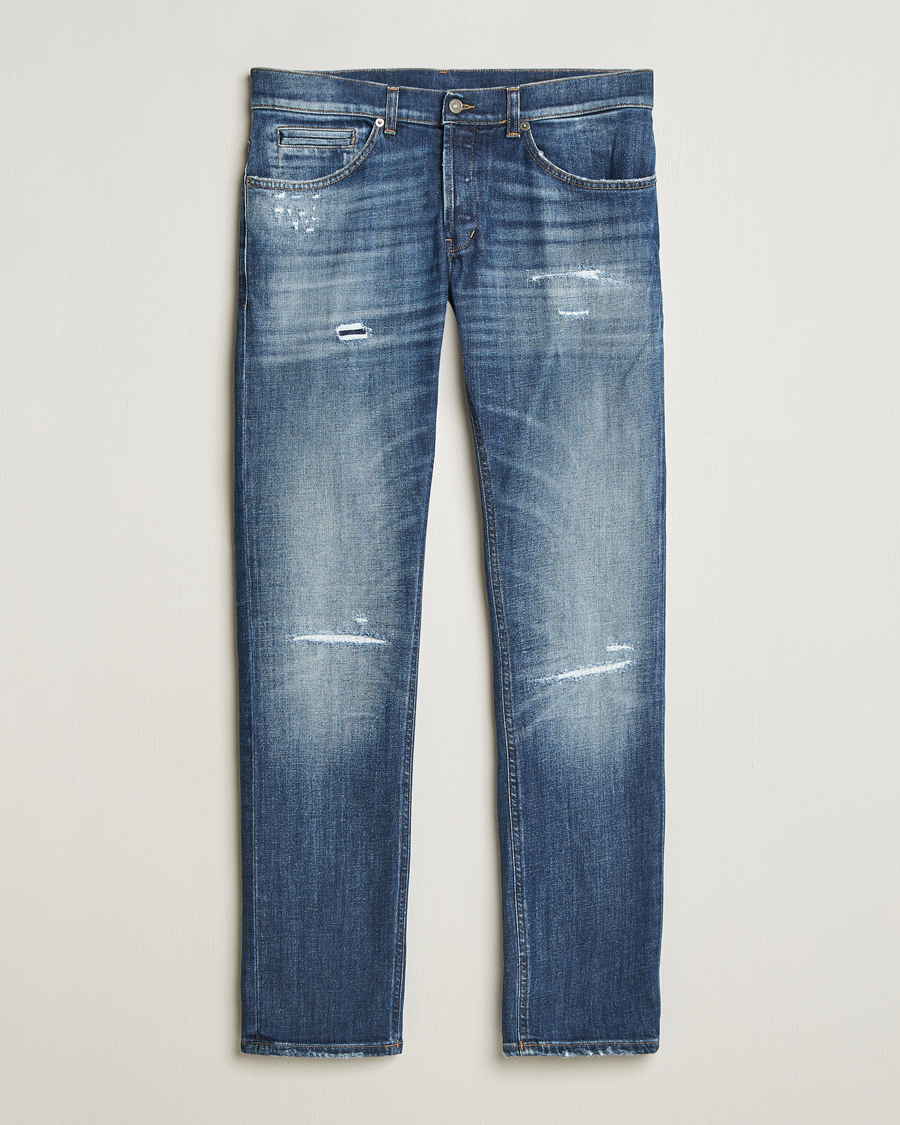 Herren | Jeans | Dondup | George Distressed Jeans Dark Blue