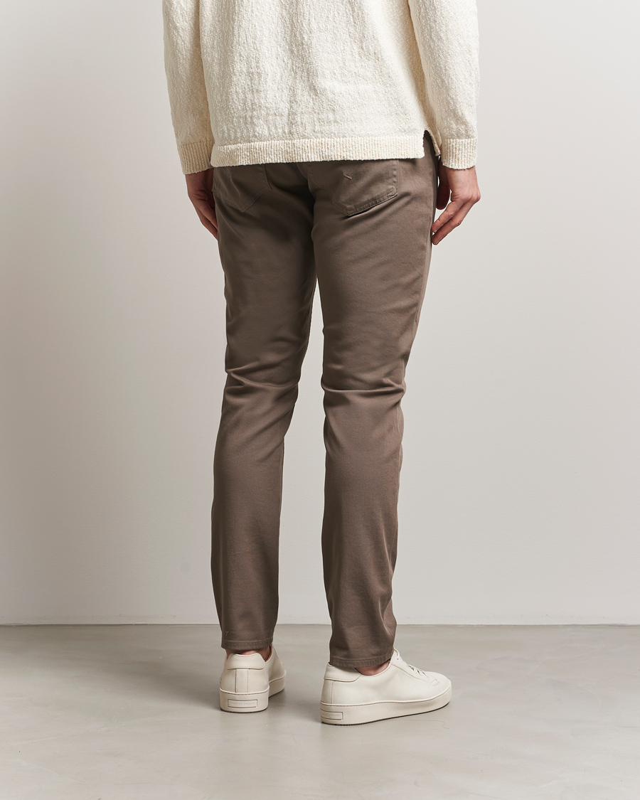 Herren | Hosen | Dondup | George Gabardine 5-Pocket Pants Brown