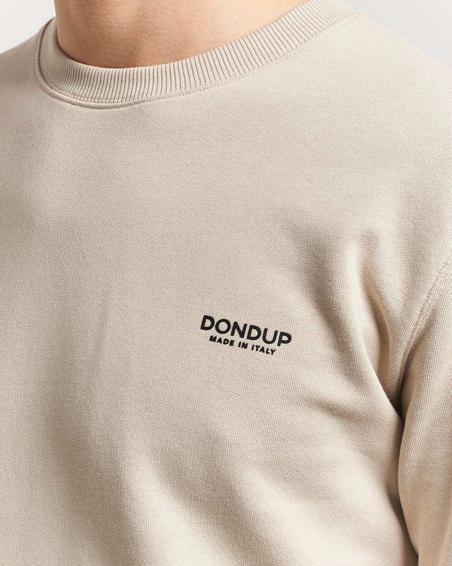 Herren | Pullover | Dondup | Logo Crew Neck Sweatshirt Sand