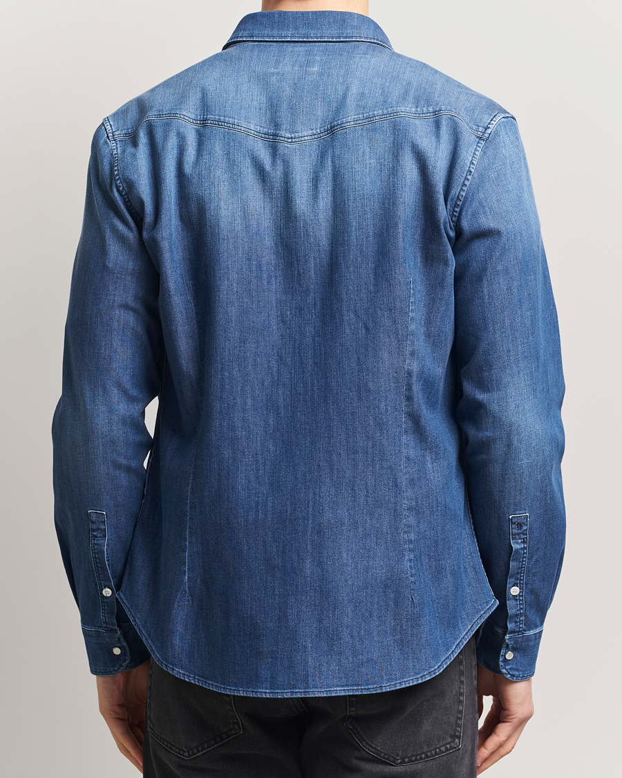 Herren | Hemden | Dondup | Slim Fit Pocket Denim Shirt Medium Blue