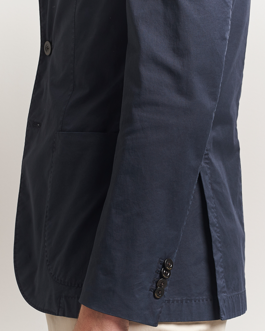 Herren | Sakkos | Boglioli | K Jacket Supima Cotton Blazer Navy
